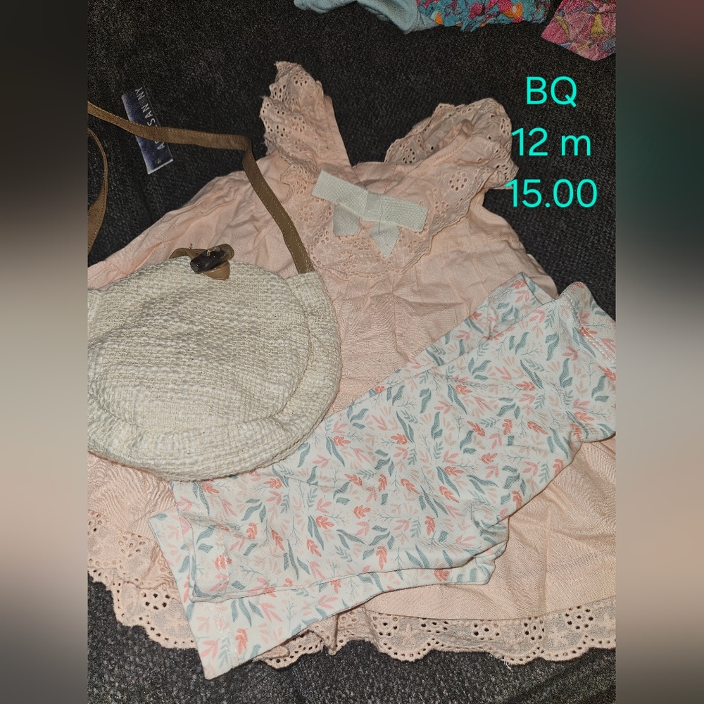 Dress and purse